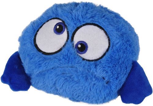 Hoppande plyschboll med ljud - Blå