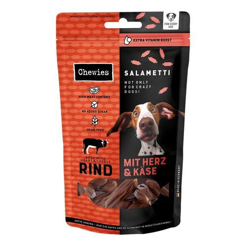 Chewies Salametti - Nötkött & hjärta & ost (60 g)