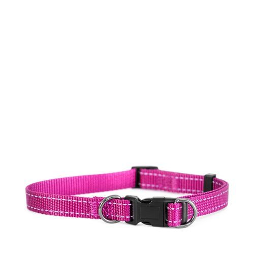 Iris Nylonhalsband - Rosa / 35-60 cm / 20 mm