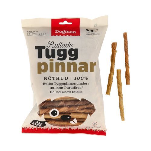 Rullade Tuggpinnar - 100-pack