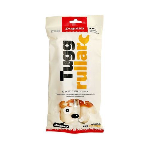 Tuggrullar med Kyckling - L (20 cm) / 2-pack