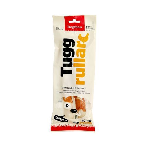 Tuggrullar med Kyckling - M (20 cm) / 2-pack