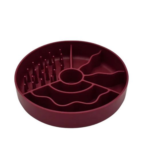 Fiboowl Slowfeeder-skål Burgundy