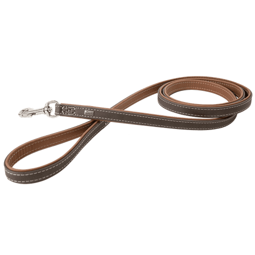 Hundkoppel Porto 20/180 Mörkbrun/Cognac