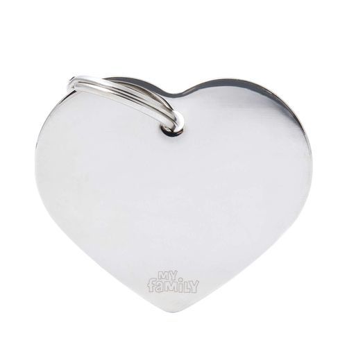 MyFamily Basic Silver - Hjärta / Large