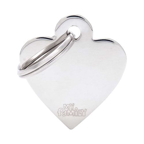 MyFamily Basic Silver - Hjärta / Small