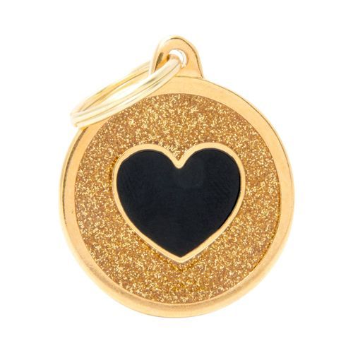 MyFamily Glitter Guld - Hjärta / Guld