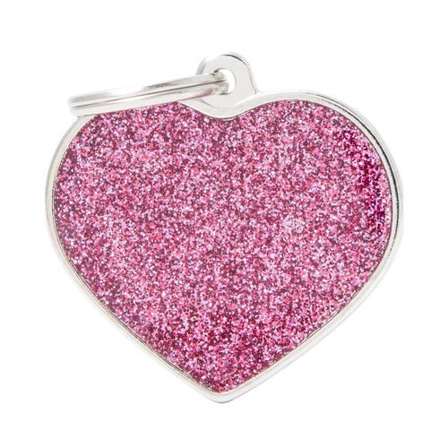 MyFamily Shine Rosa - Hjärta / Large