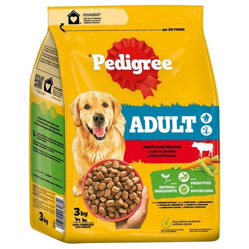 Pedigree Adult Beef & Vegetables - 3 kg