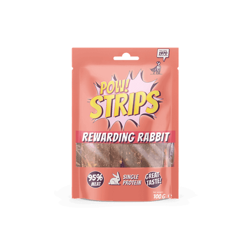 Hundgodis Strips Rewarding Rabbit - 100 g