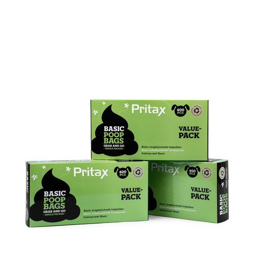 400-pack Basic Bajspåsar