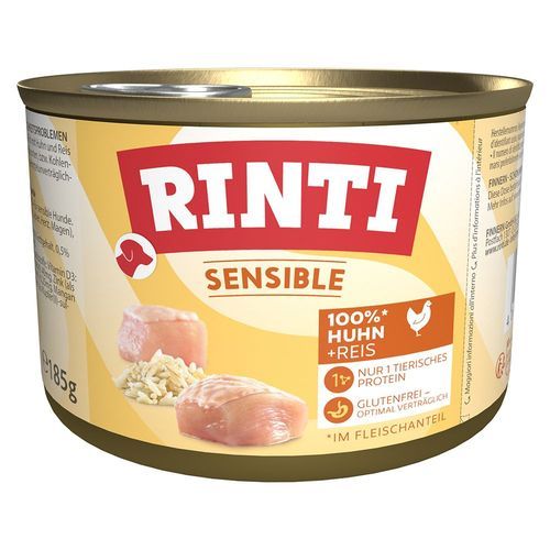 RINTI Sensible 6 x 185 g - Kyckling & ris
