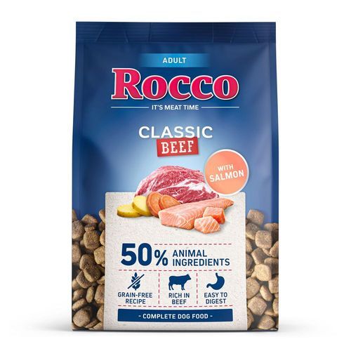 Rocco Adult Classic nötkött med lax - 1 kg