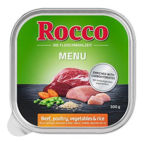 Rocco Menu 9 x 300 g - Nötkött & fjäderfä