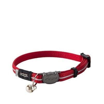 Rogz AlleyCat Halsband - Röd / 16.6-23 cm / 8 mm