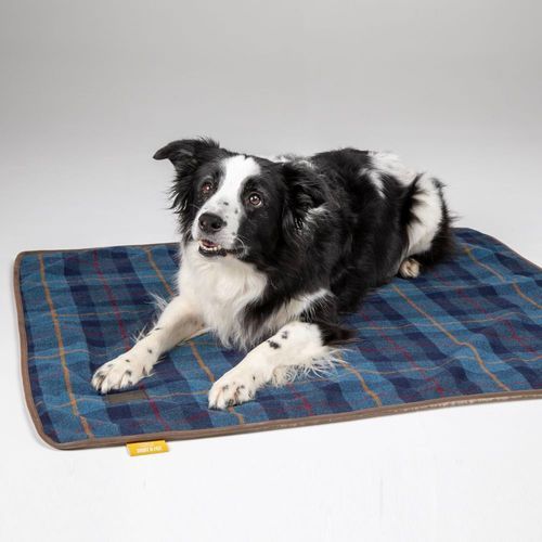 Digby & Fox Tweed Hundfilt 60x80 cm - Navy
