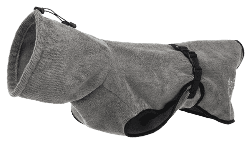 Badrock, frotté, M: 50 cm, grå