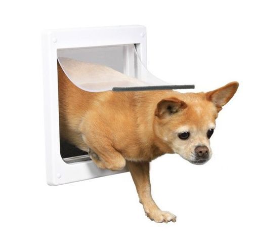 Hundlucka 2-väg XS-S, 25x29 cm Vit