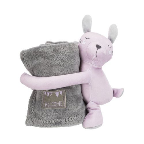 Junior Cuddly Set - Grå/Ljuslila