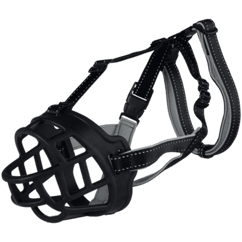 Muzzle Flex Muzzle silicone Black Large