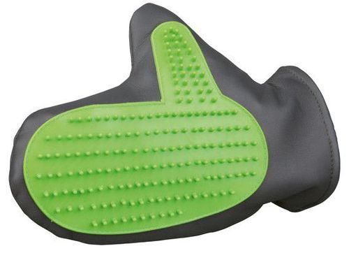 Pälsvårdsvante Grön - Grön