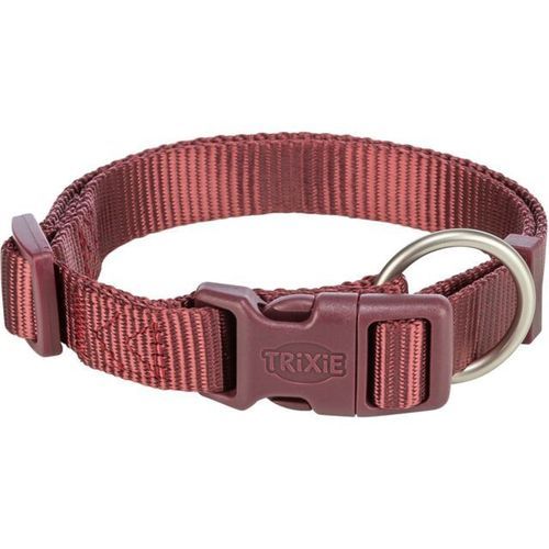 Premium halsband för Hund - M-L / Sangria