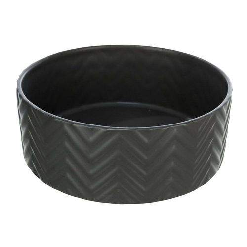 Trixie Matskål i Keramik Svart (S)