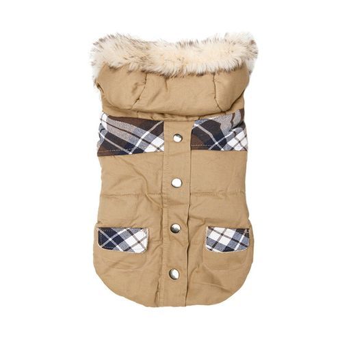 Tartan Hundparkas - 40 cm