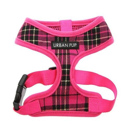 Urban Pup Harness - Pink Tartan / L