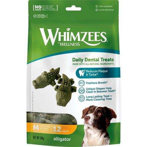 Whimzees Alligator Medium 12-pack