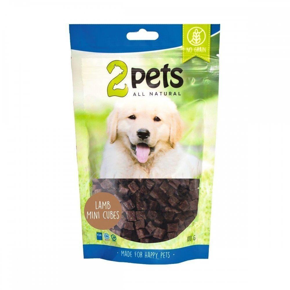 2Pets Minicubes Hundgodis med Lamm (100 g)