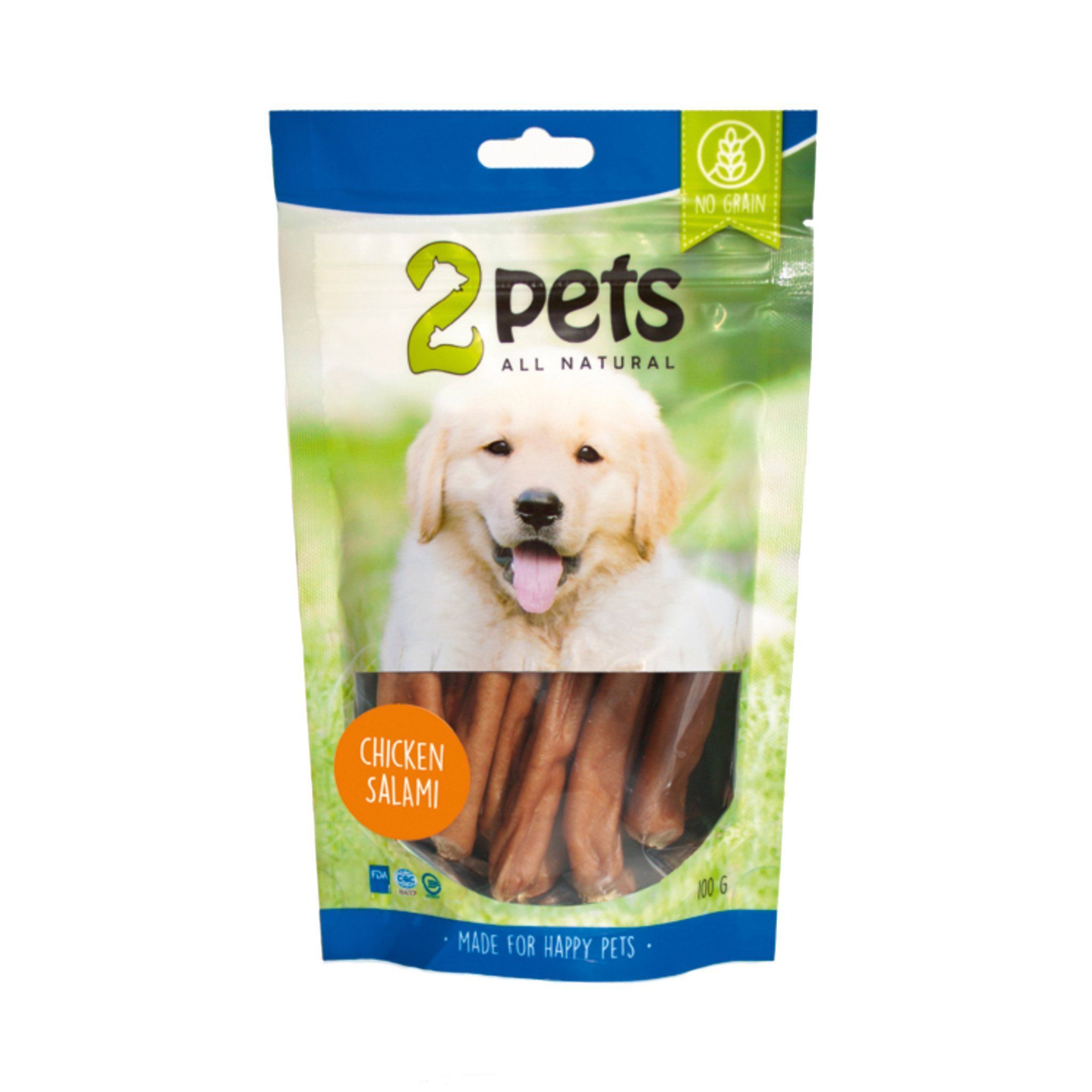 2pets Dogsalami - Chicken / 100 g