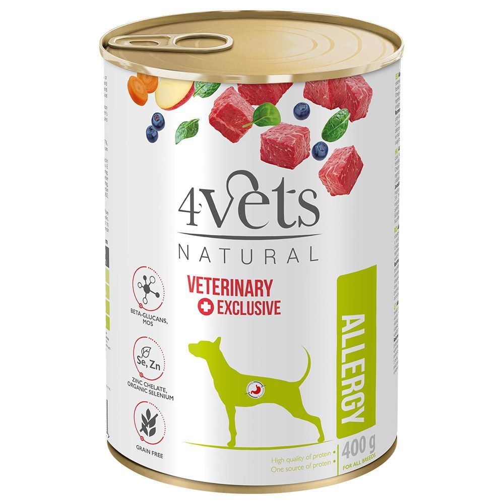 4Vets Natural Canine Allergy - 6 x 400 g