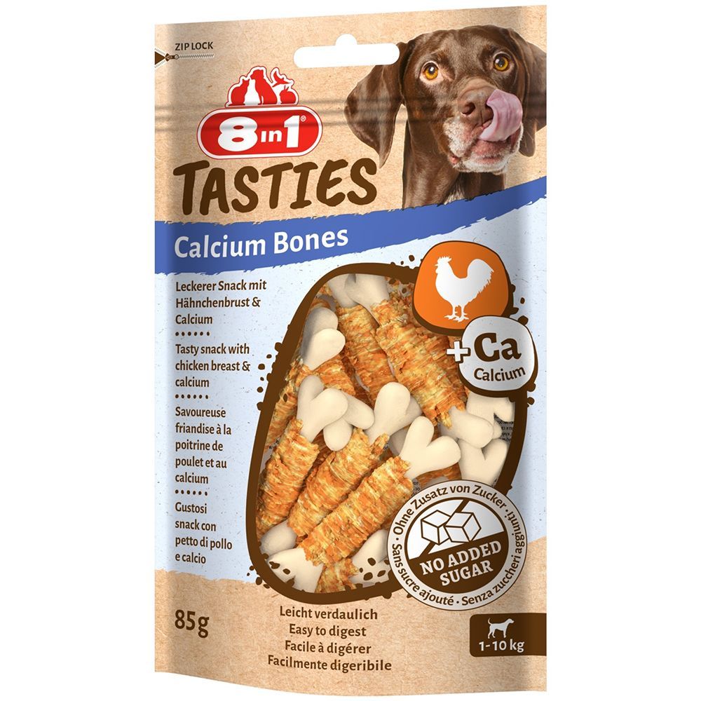 8in1 Tasties Calcium Bones Chicken - 85 g