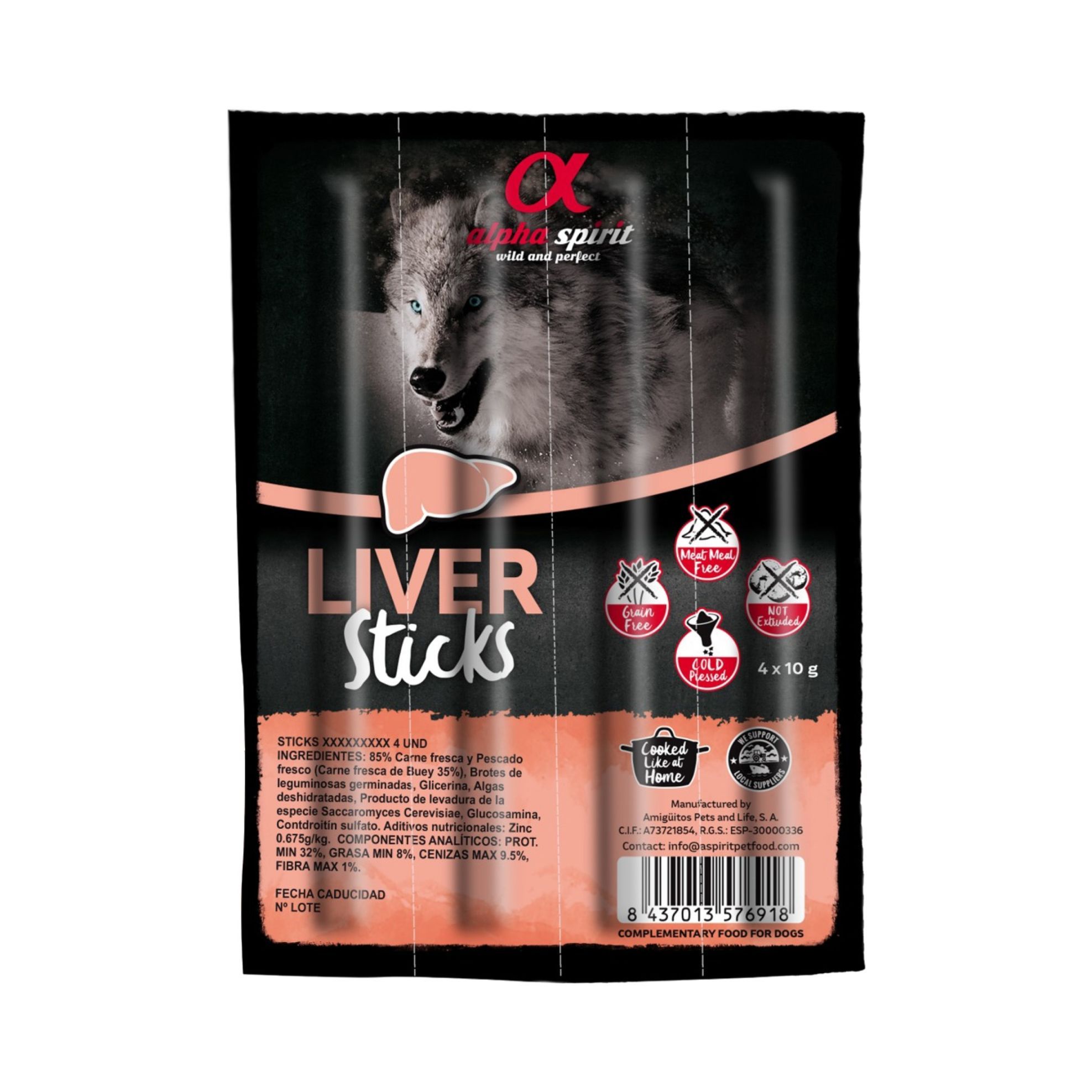 Alpha Spirit Sticks Liver - 1-pack