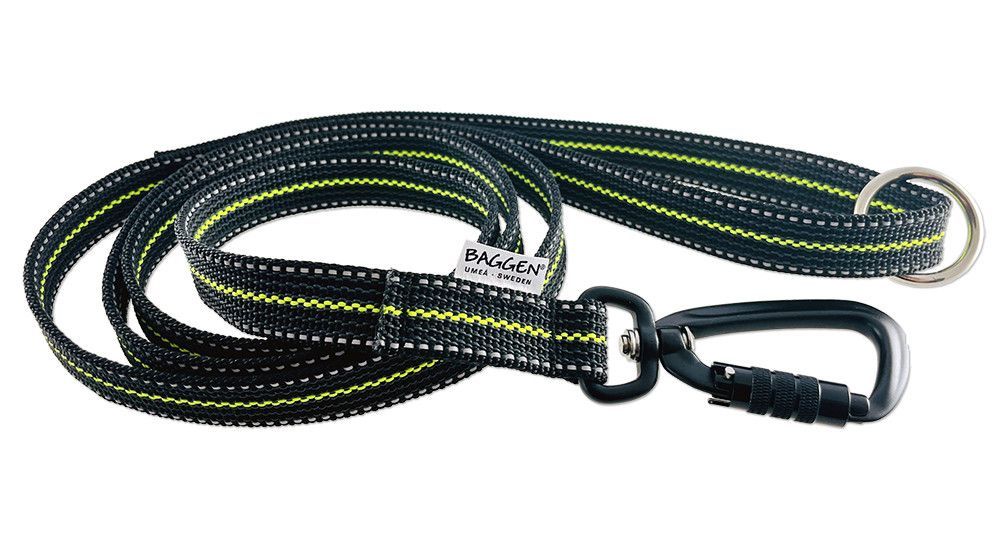 Hundkoppel Reflex/Antiglid - 1,9 m / Gul