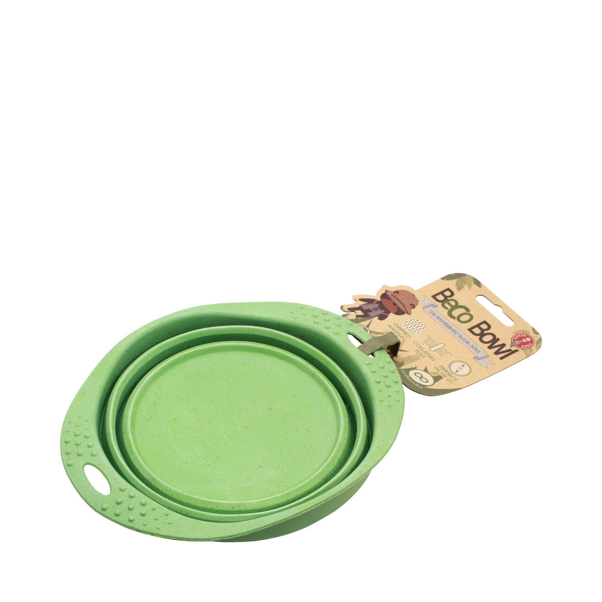 Beco Travel Bowl Matskål - Grön / S (380 ml)