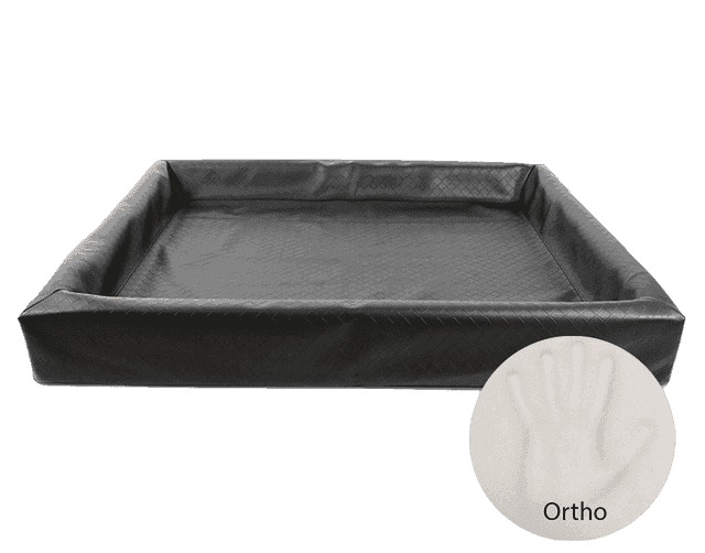 Biabädd Ortho Svart Square Nr 7 - 100 x 120 cm