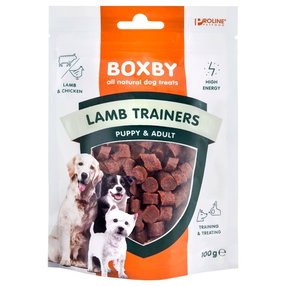 Boxby Lamb Trainers - Ekonomipack: 3 x 100 g