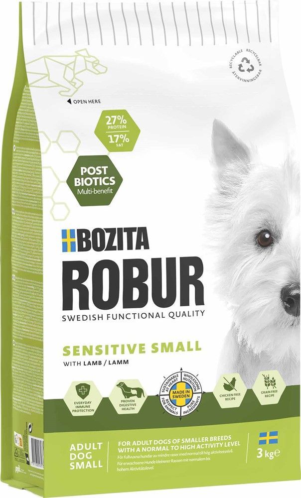 Bozita Robur Adult Small Breed Sensitive 3 kg