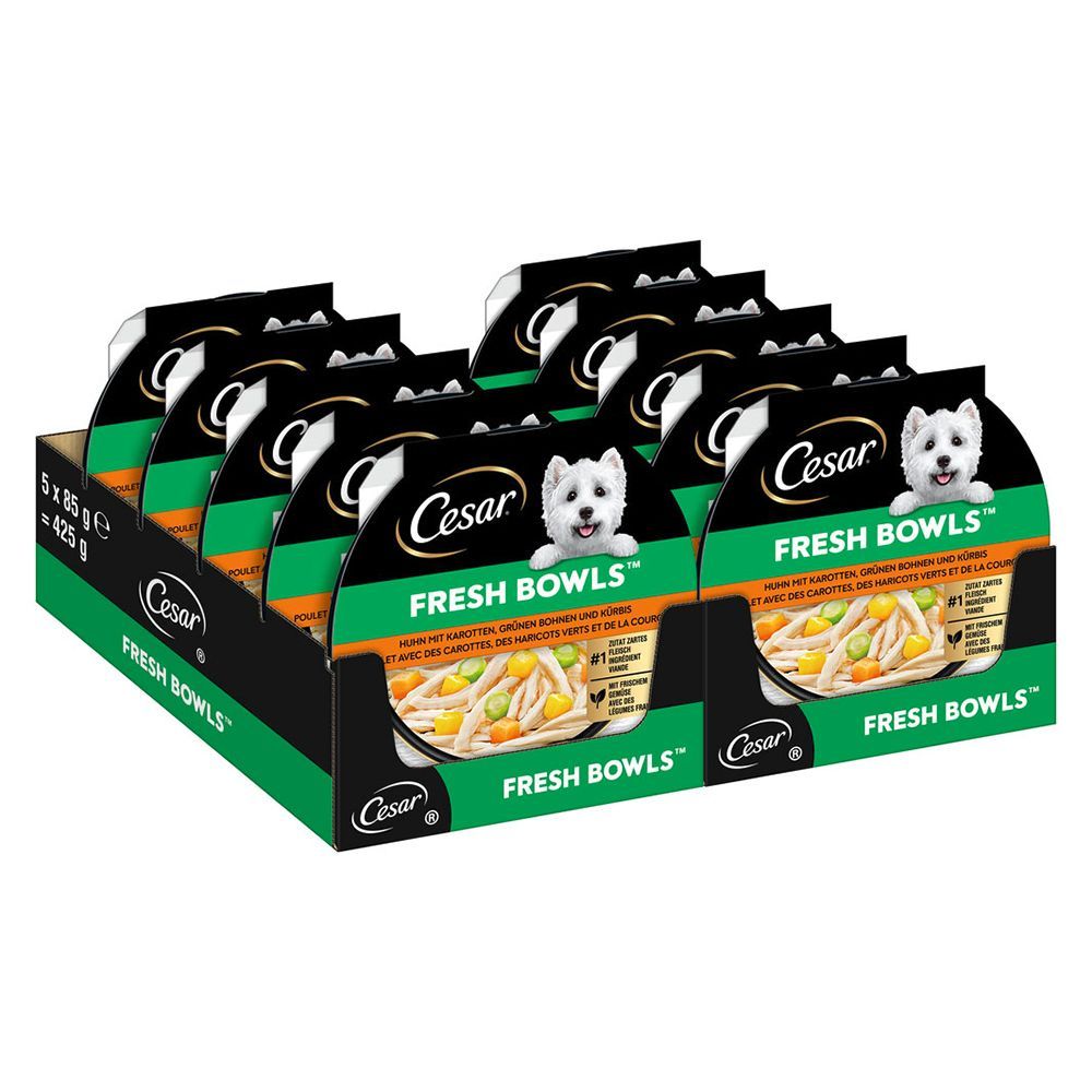 Cesar Fresh Bowls - Kyckling i sås (10 x 85 g)