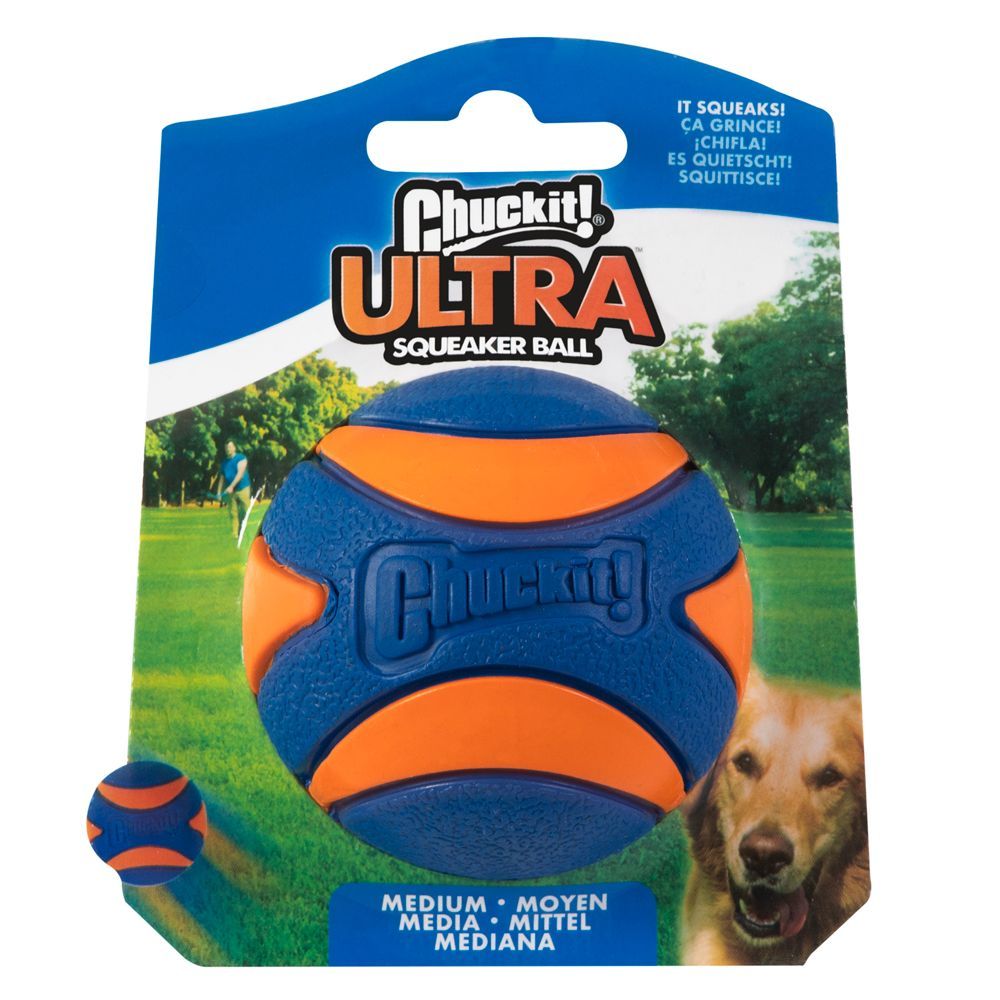 Chuckit! Ultra Squeaker Ball - M: Ø 6,4 cm