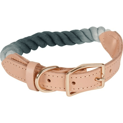 Companion lerfärgat halsband - S: 23- (43-55)