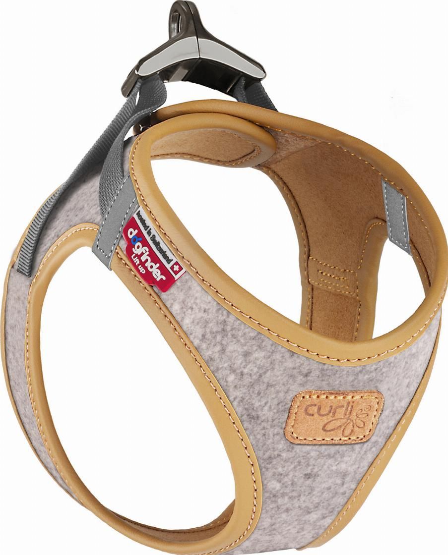 Curli Vest Clasp Alpine Hundsele - Ljusgrå (2XS)