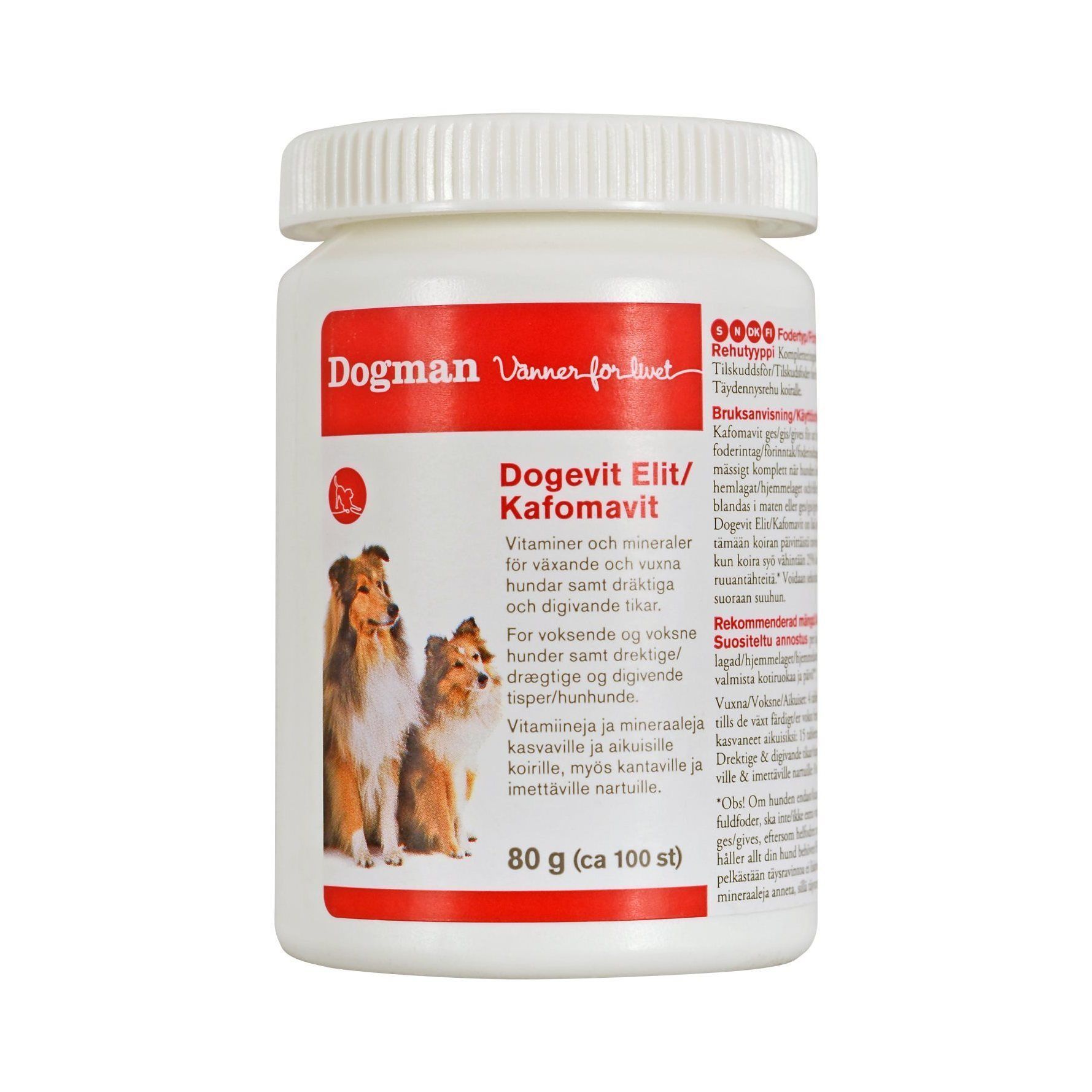 Dogman Multivitamin - 100 tabletter