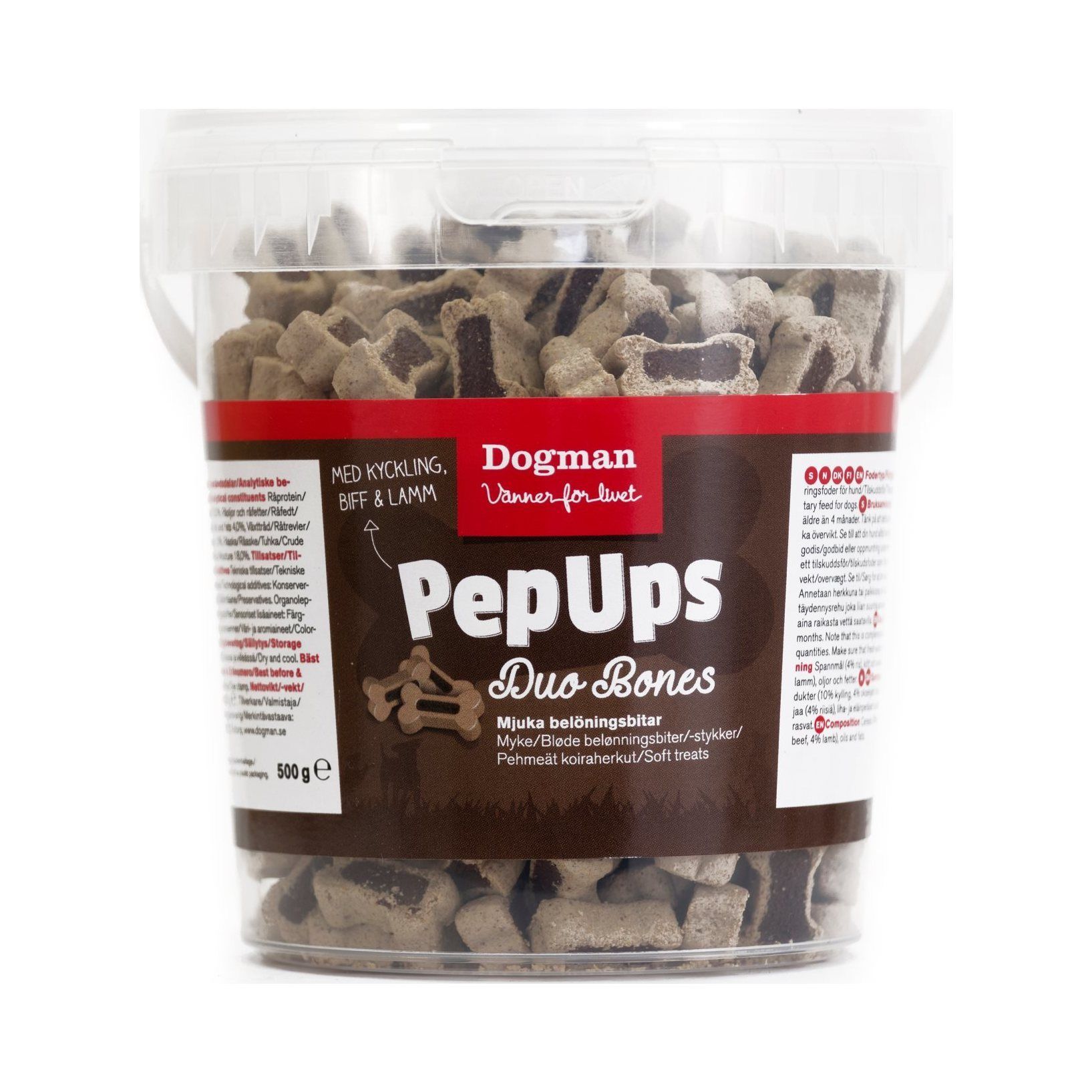 Dogman Pepups - Duo Bones 3-smak / 450 g