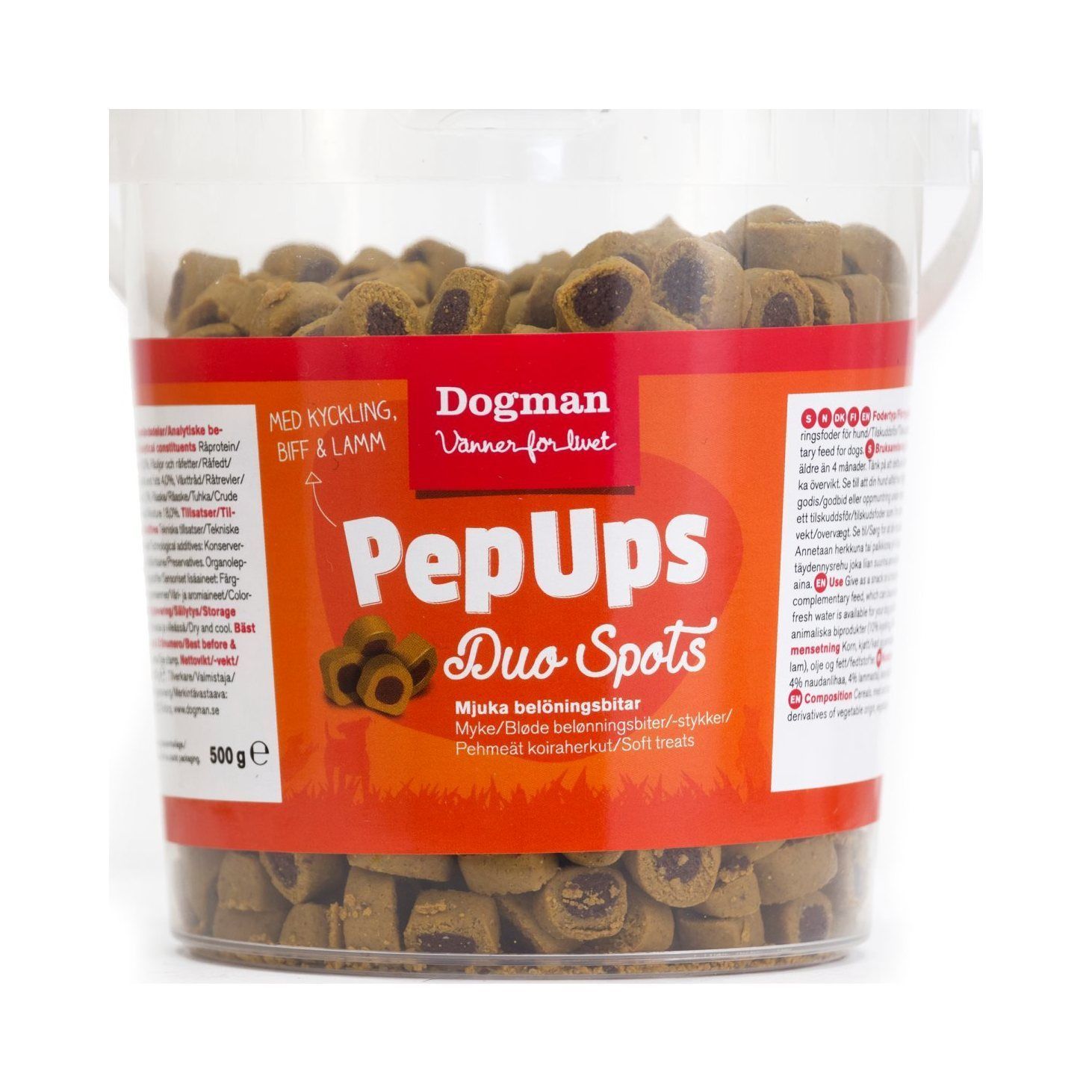 Dogman Pepups - Duo Spots 3-smak / 450 g