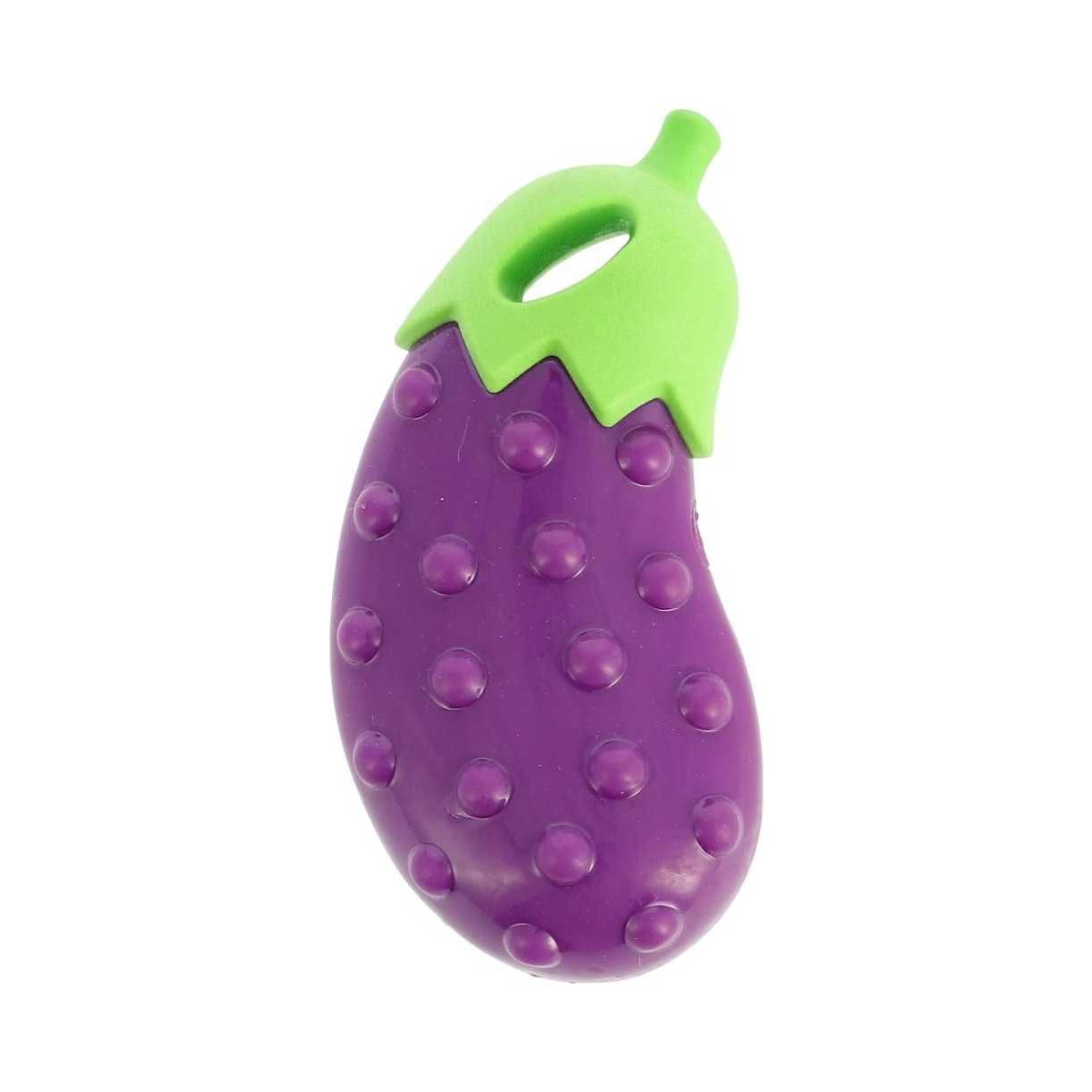 Fruktig Hundleksak - Aubergine