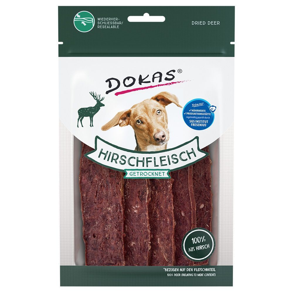 Dokas torkat hjortkött - Ekonomipack: 2 x 60 g