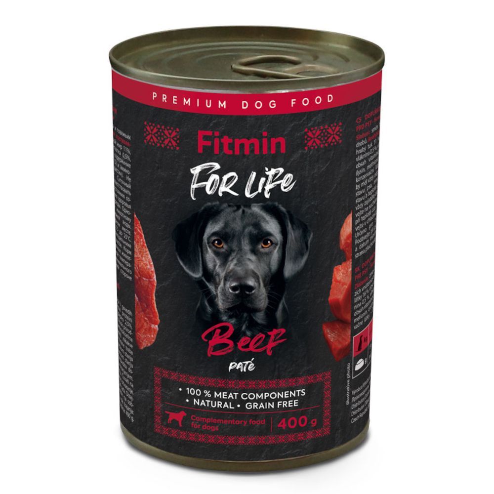 Fitmin Dog For Life, 6 x 400 g - Nötkött